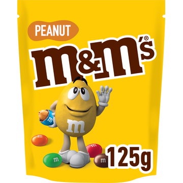 M&M'S Pinda chocolade snoepjes 125g