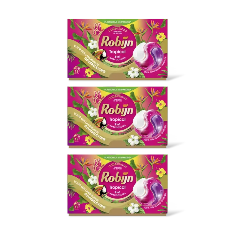 Robijn Collection tropical 3in1 capsules 3-pack