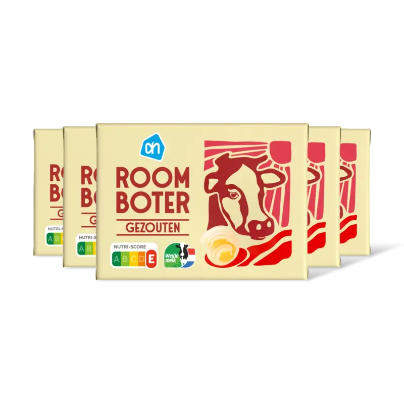 AH Roomboter gezouten 5-pack