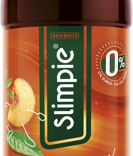 Slimpie Limonadesiroop ice tea peach 0%