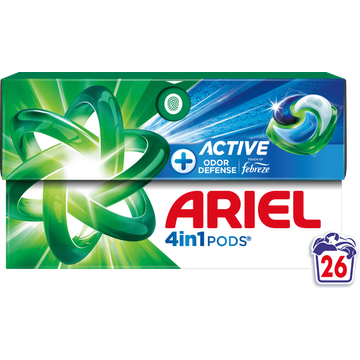 Ariel 4in1 PODS+ Actief, Wasmiddel Capsules 26