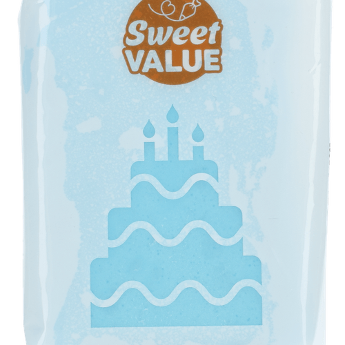 Rolfondant blauw