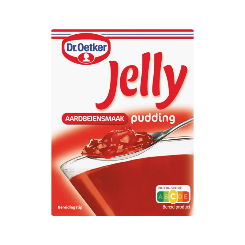Dr. Oetker Jelly pudding aardbeien