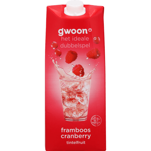 G'woon Tintelfruit framboos cranberry 1kcal