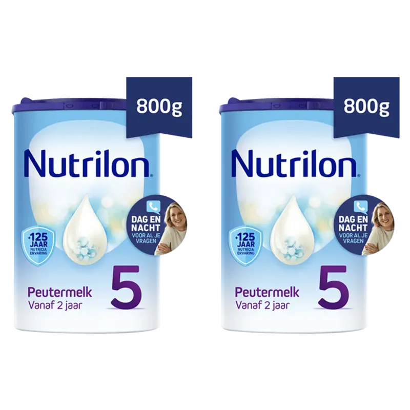 Nutrilon 5 peutermelk 2-3 jaar 2-pack