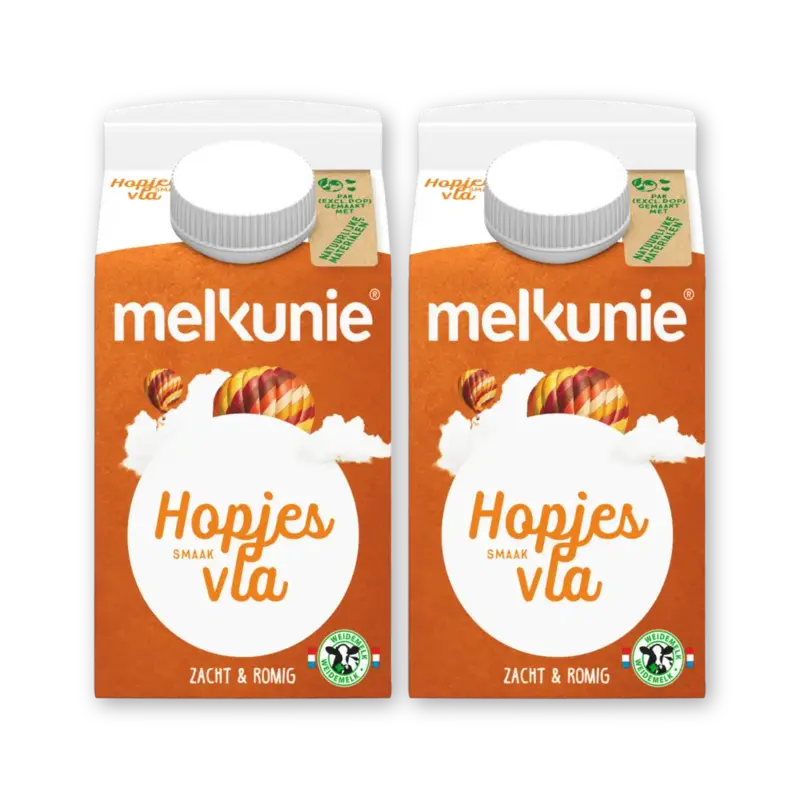 Melkunie Hopjes vla 2-pack