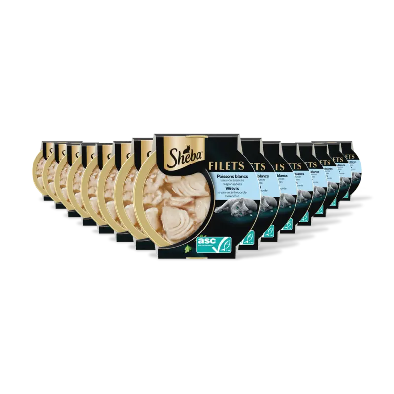 Sheba Filets witvis 15-pack