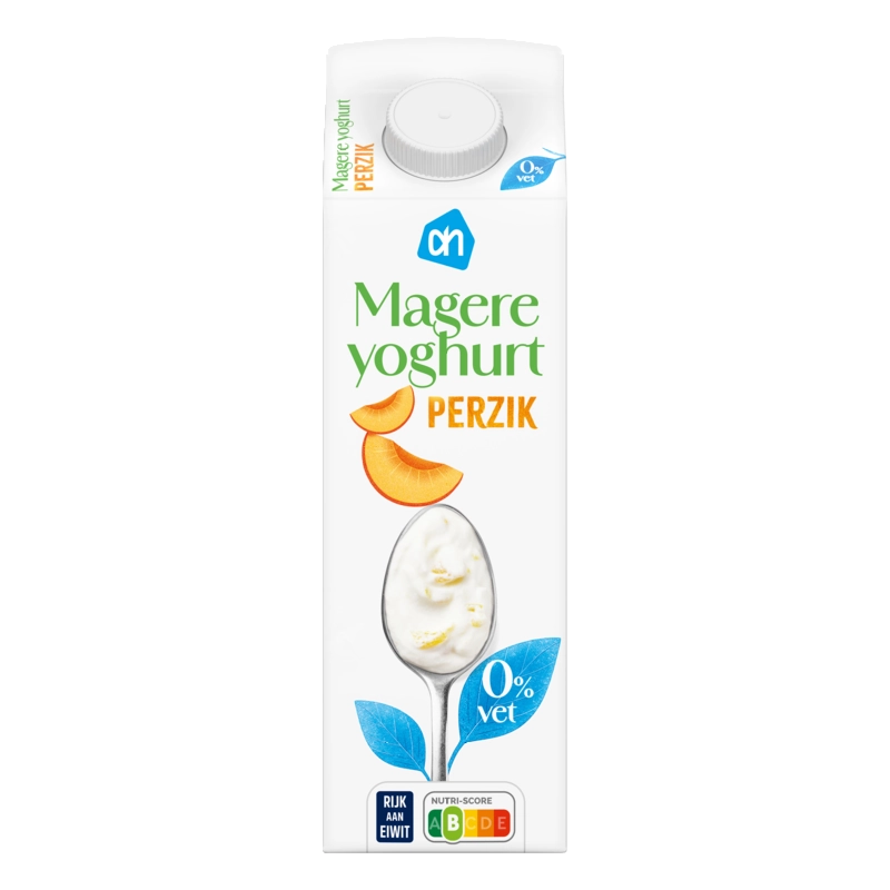 AH Magere yoghurt perzik