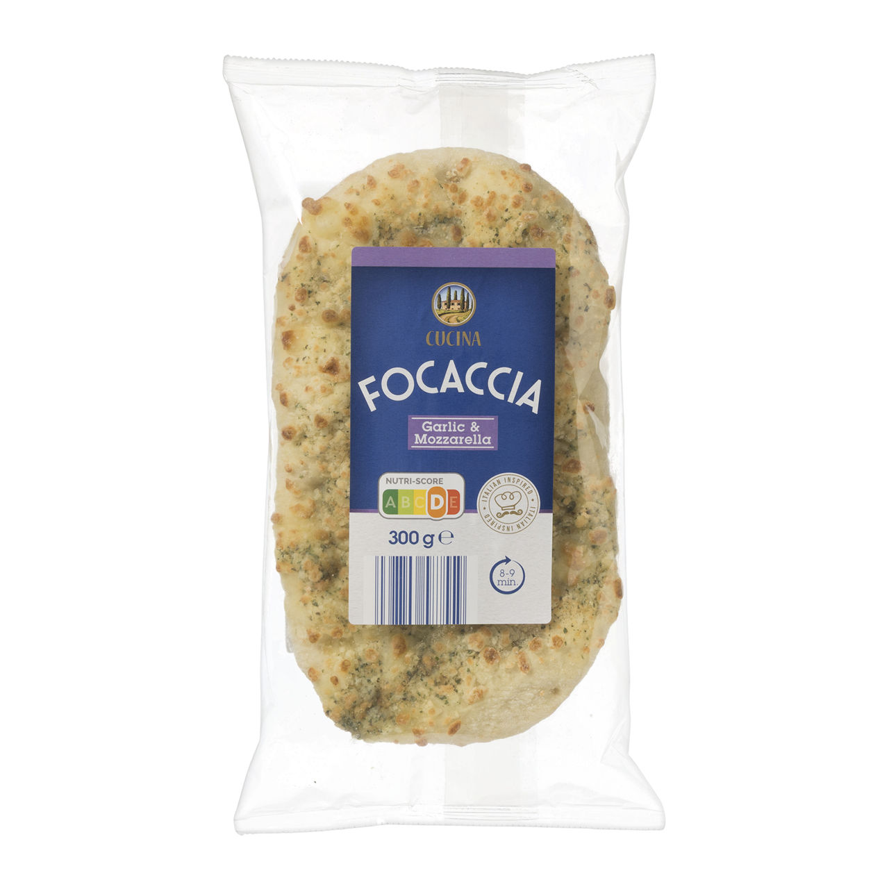 Focaccia knoflook-mozzarella