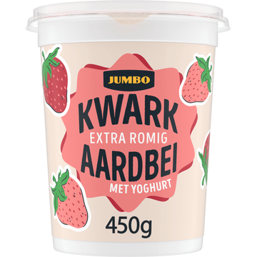 Jumbo Romige Kwark Aardbei 450 g