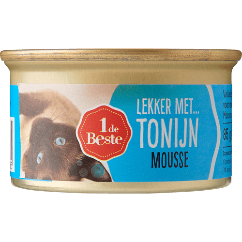 1 de Beste Kattenmousse tonijn