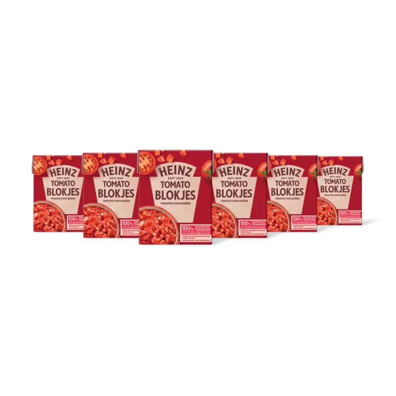 Heinz Tomaten blokjes naturel 6-pack