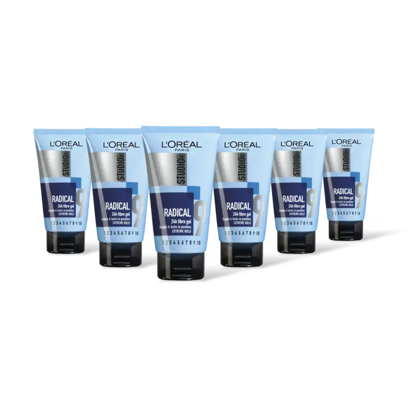 Studio Line Radical fiber gel extreme hard 6-pack
