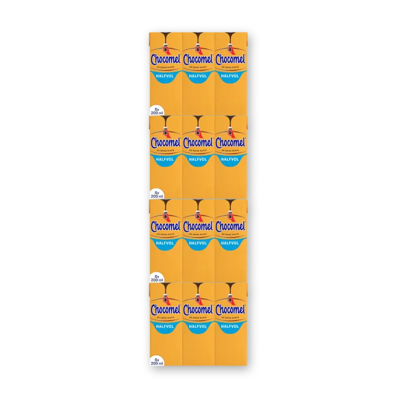 Chocomel Halfvol 6-pack 4-pack