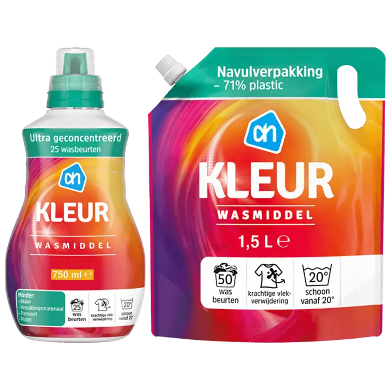 AH wasmiddel kleur pakket