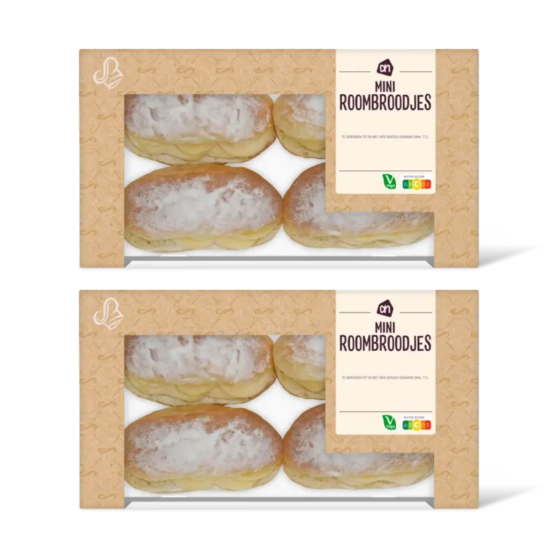 AH Mini roombroodjes 2-pack