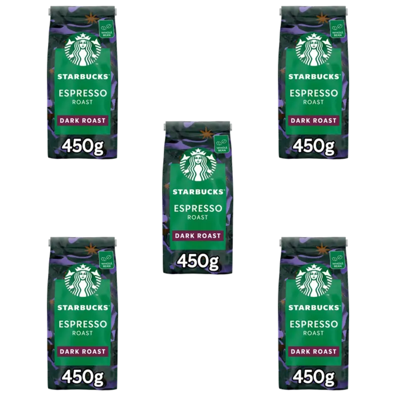 Starbucks Espresso dark roast koffiebonen 5-pack