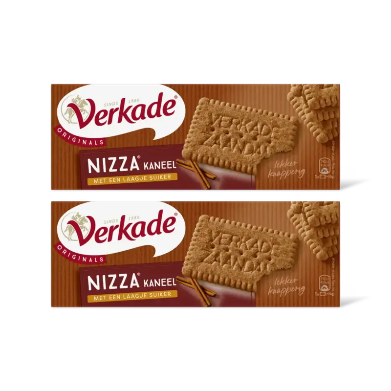 Verkade Nizza kaneel 2-pack