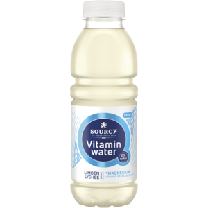 Sourcy Vitaminwater Limoen/Lychee Fles