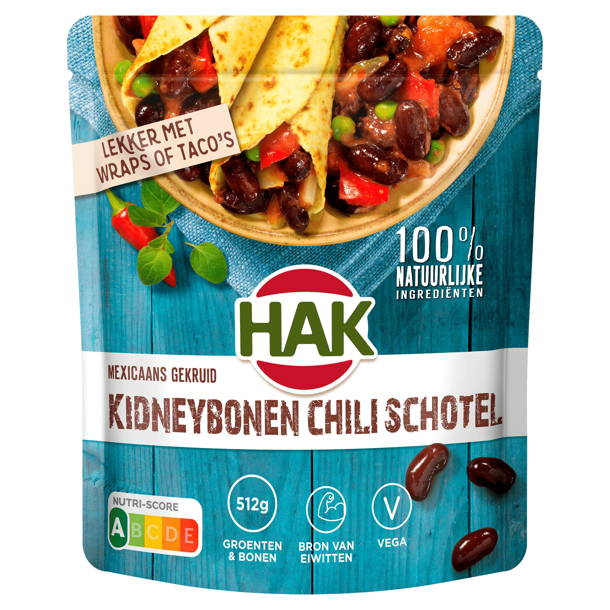 Hak Kidneybonen chili schotel