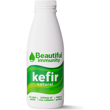 Beautiful Immunity Kefir ondersteunt de darmflora Naturel 500 ml