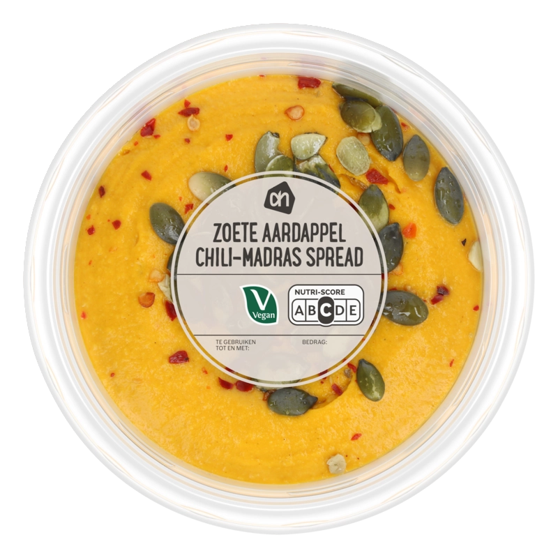 AH Zoete aardappel chili-madras spread