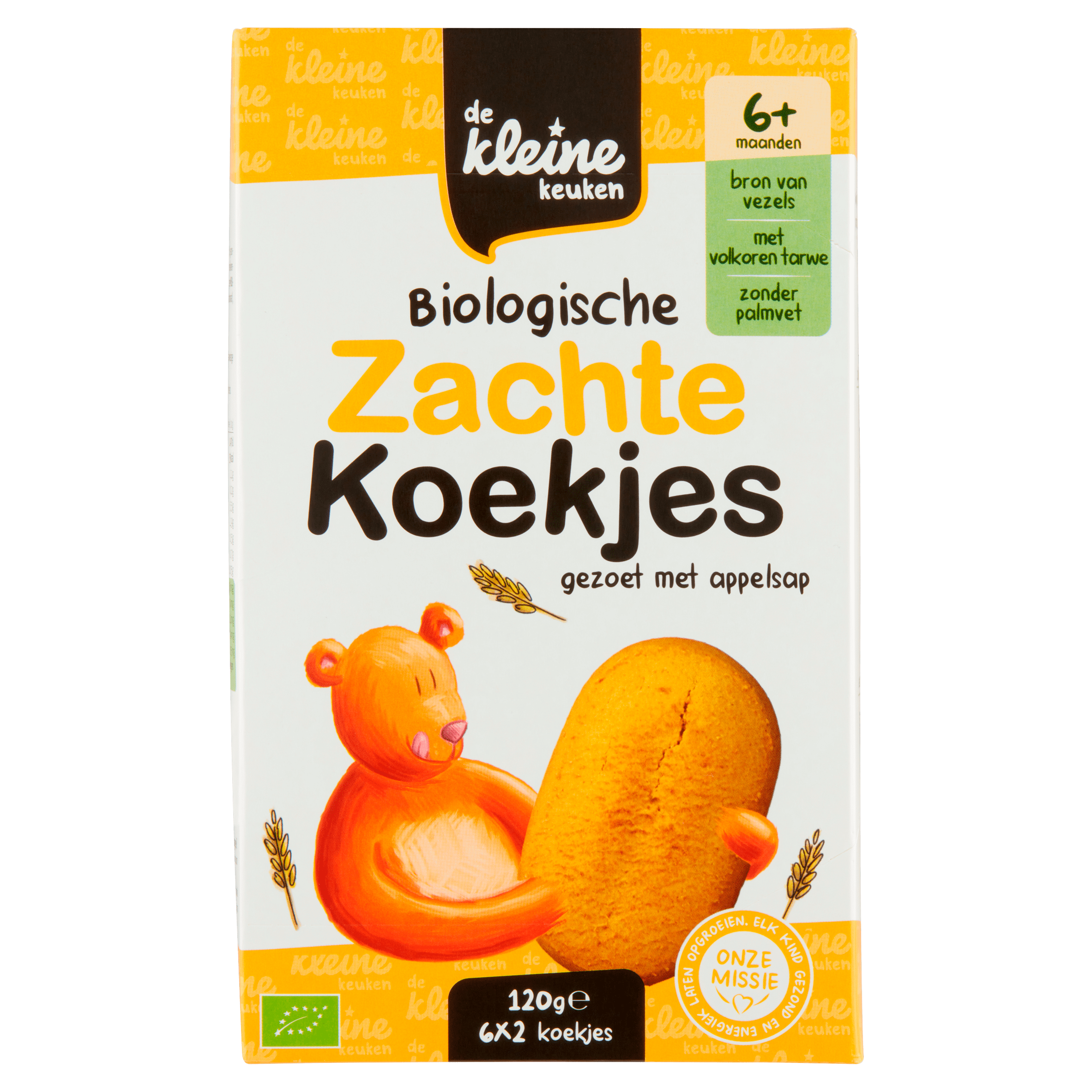 De Kleine Keuken Biologische zachte koekjes 6+