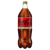 Coca Cola zero cafeïne vrij