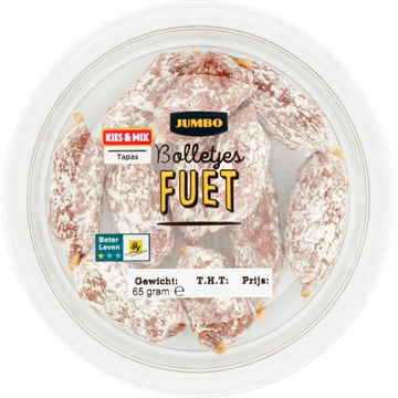 Jumbo Bolletjes Fuet 65 g