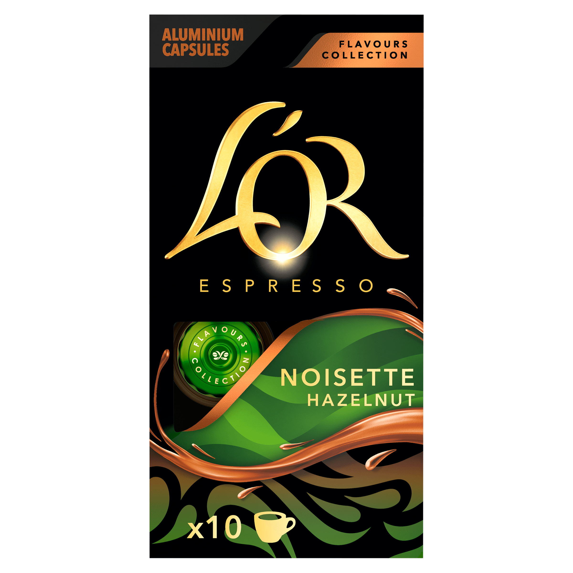 L'Or Flavours espresso caps hazelnut