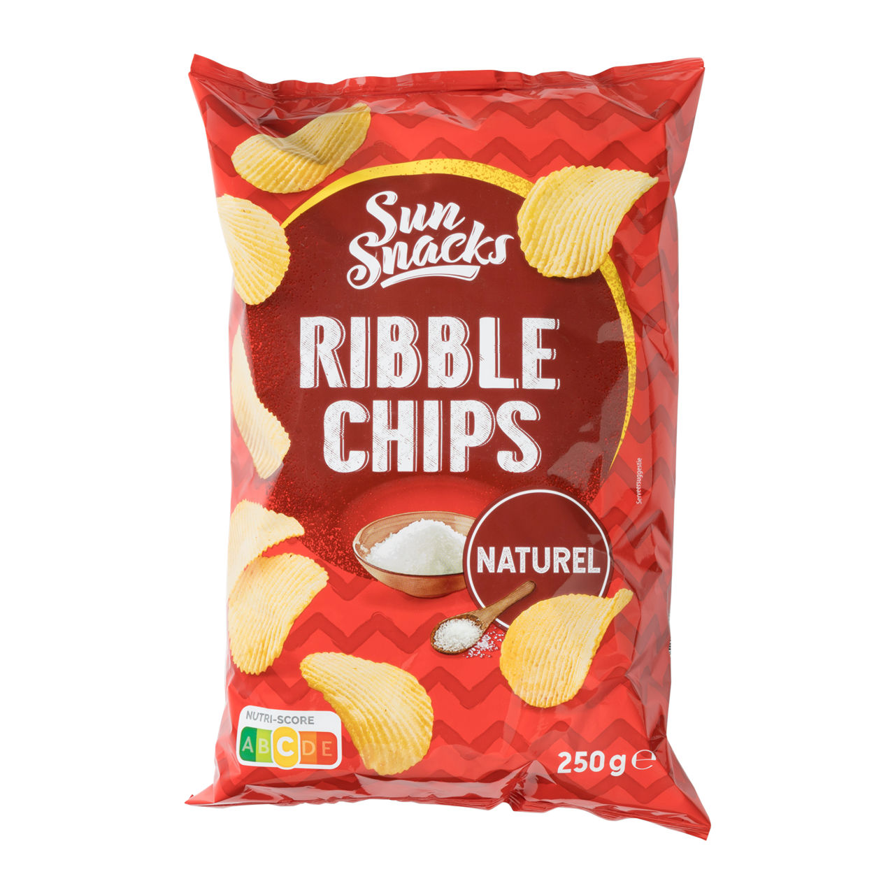 Ribbelchips naturel