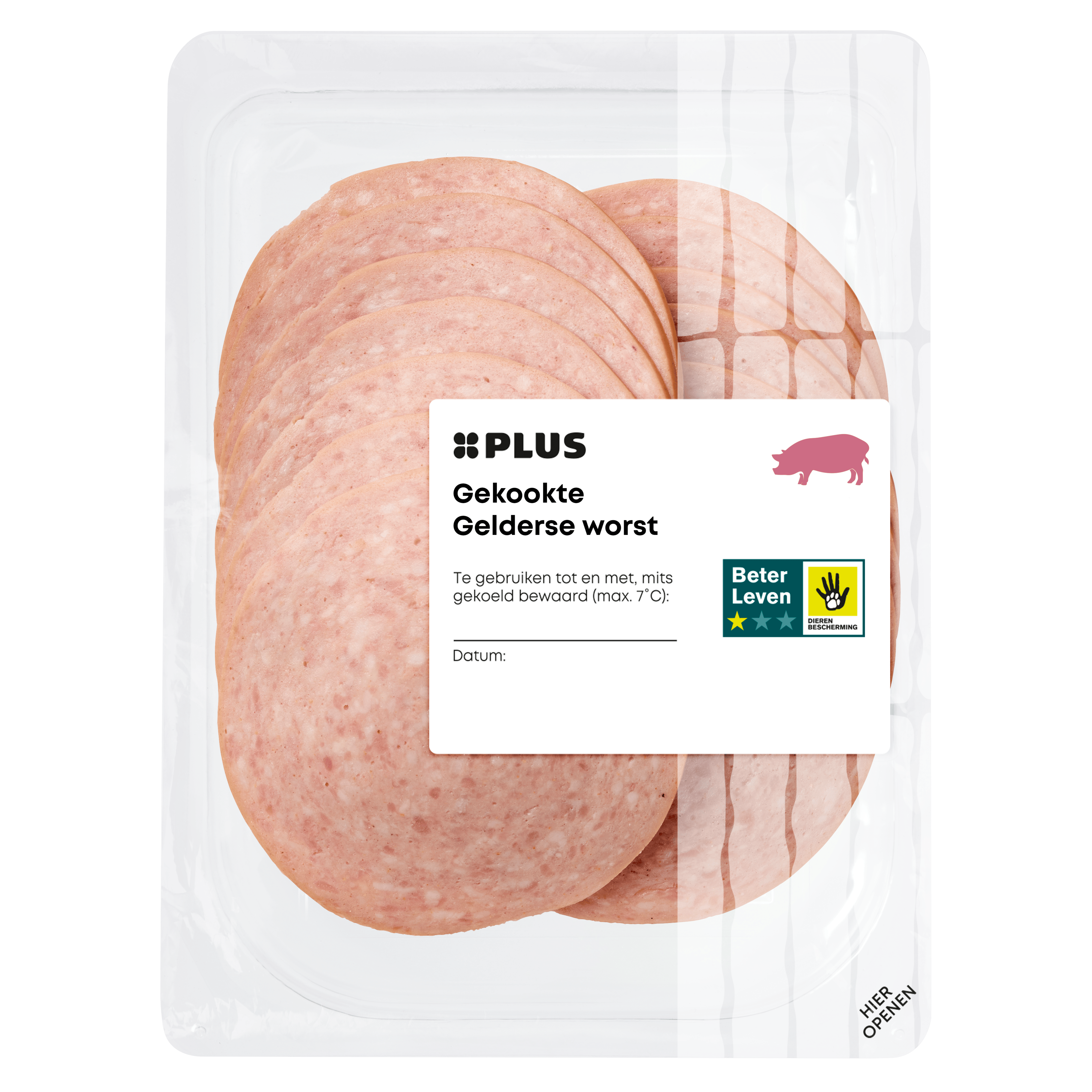 PLUS Gekookte Gelderse worst