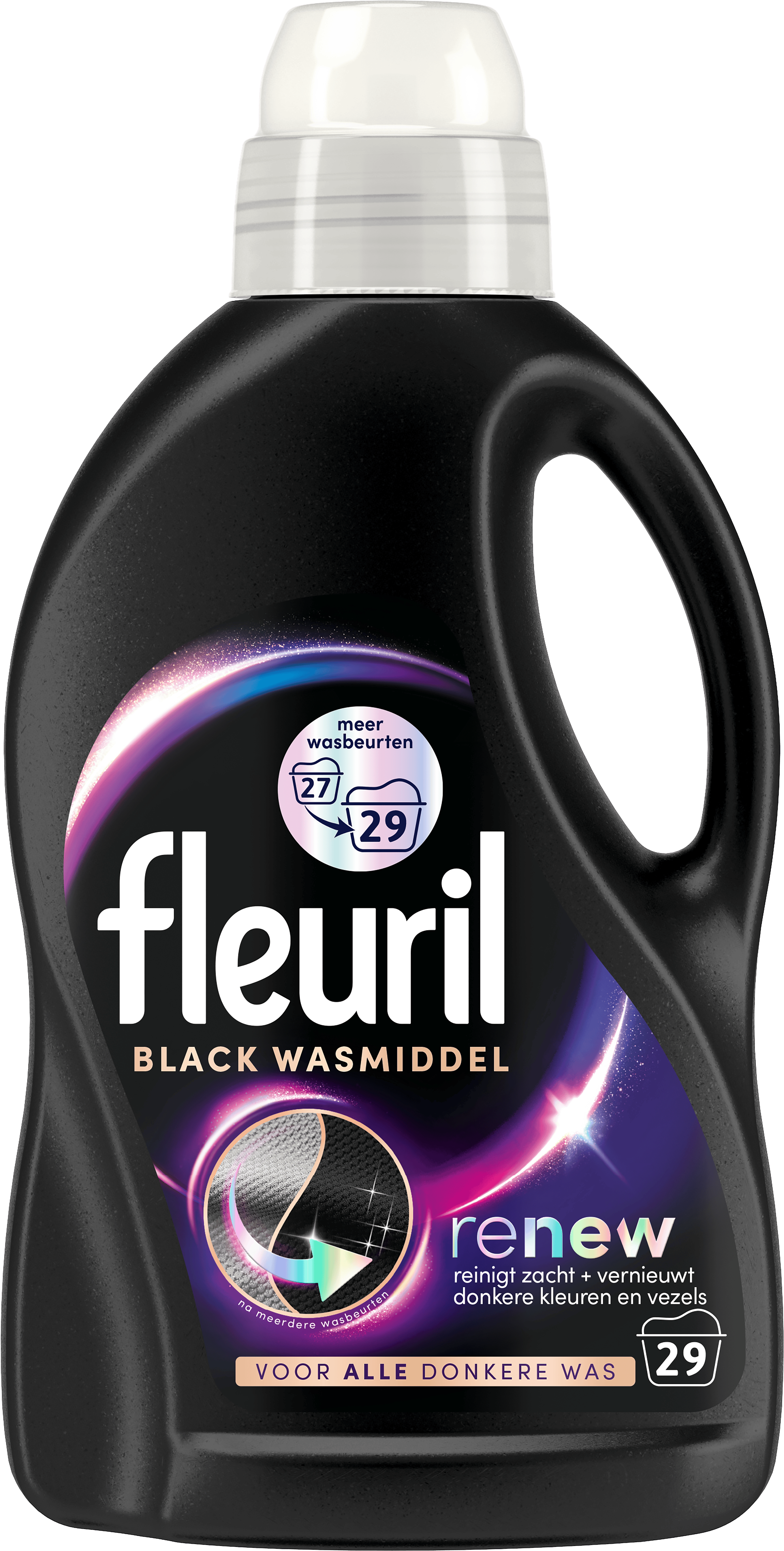 Fleuril Black vloeibaar wasmiddel 29sc