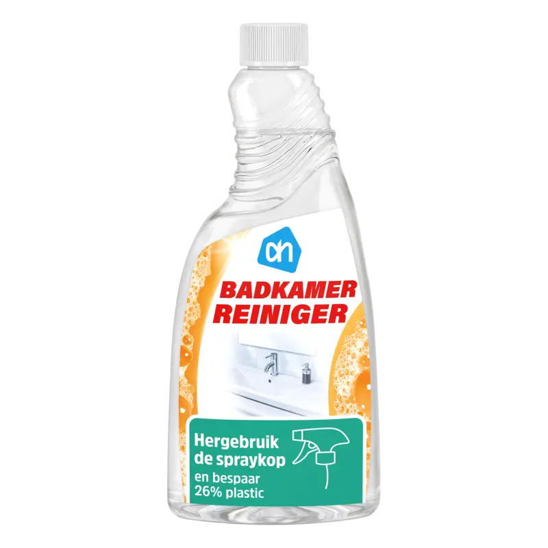 AH Badkamerreiniger spray navulling