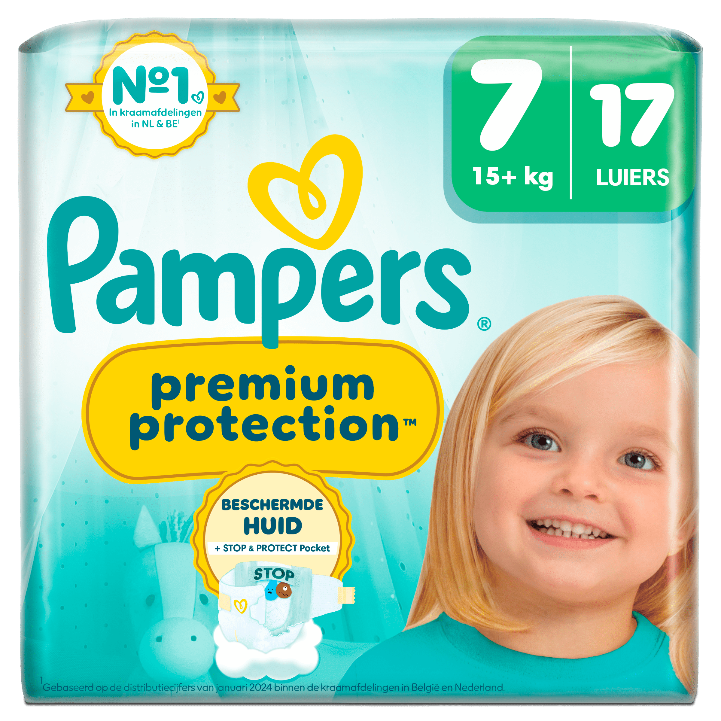 Pampers Premium Protection maat 7