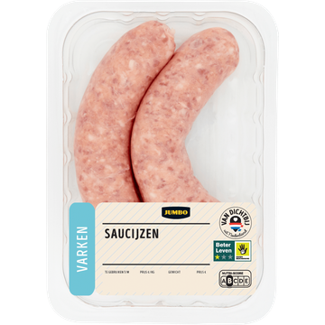 Jumbo Varken Saucijs 2 Stuks