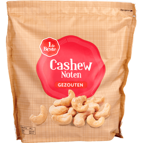 1 de Beste Cashewnoten gebrand gezouten