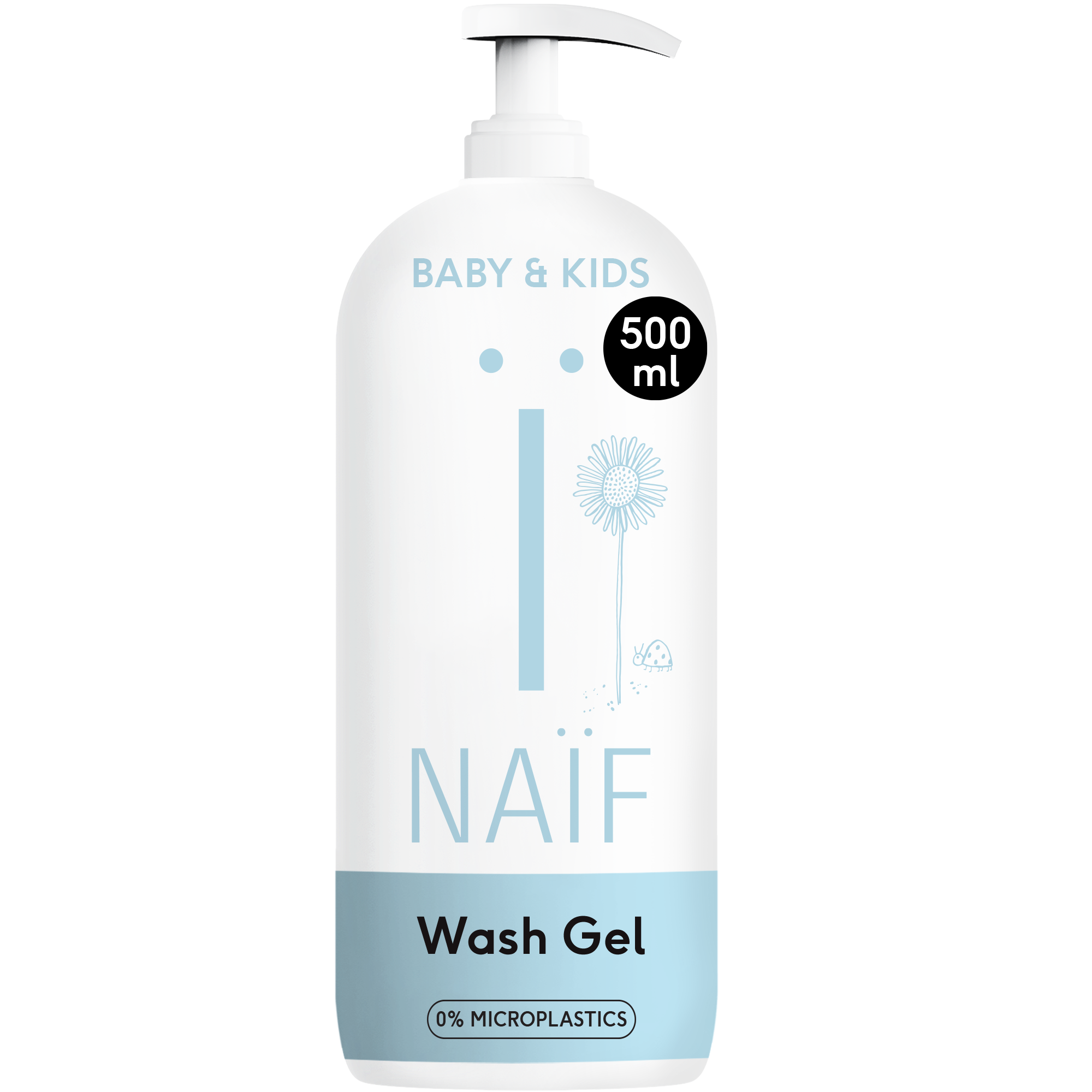 Naïf Baby & Kids Reinigende Wasgel 500 ML
