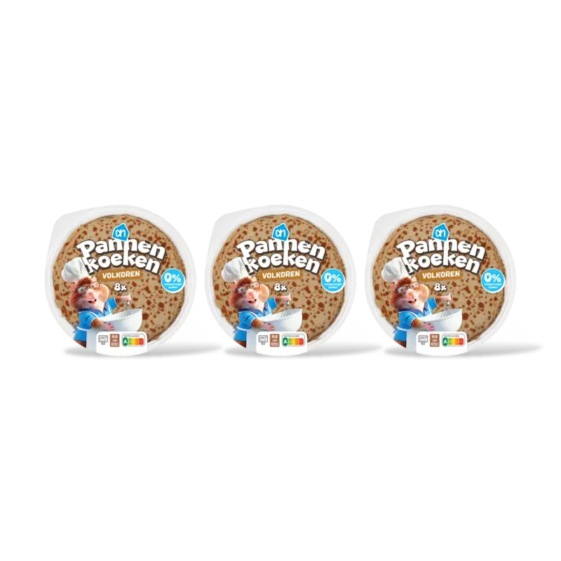 AH Pannenkoeken volkoren 3-pack