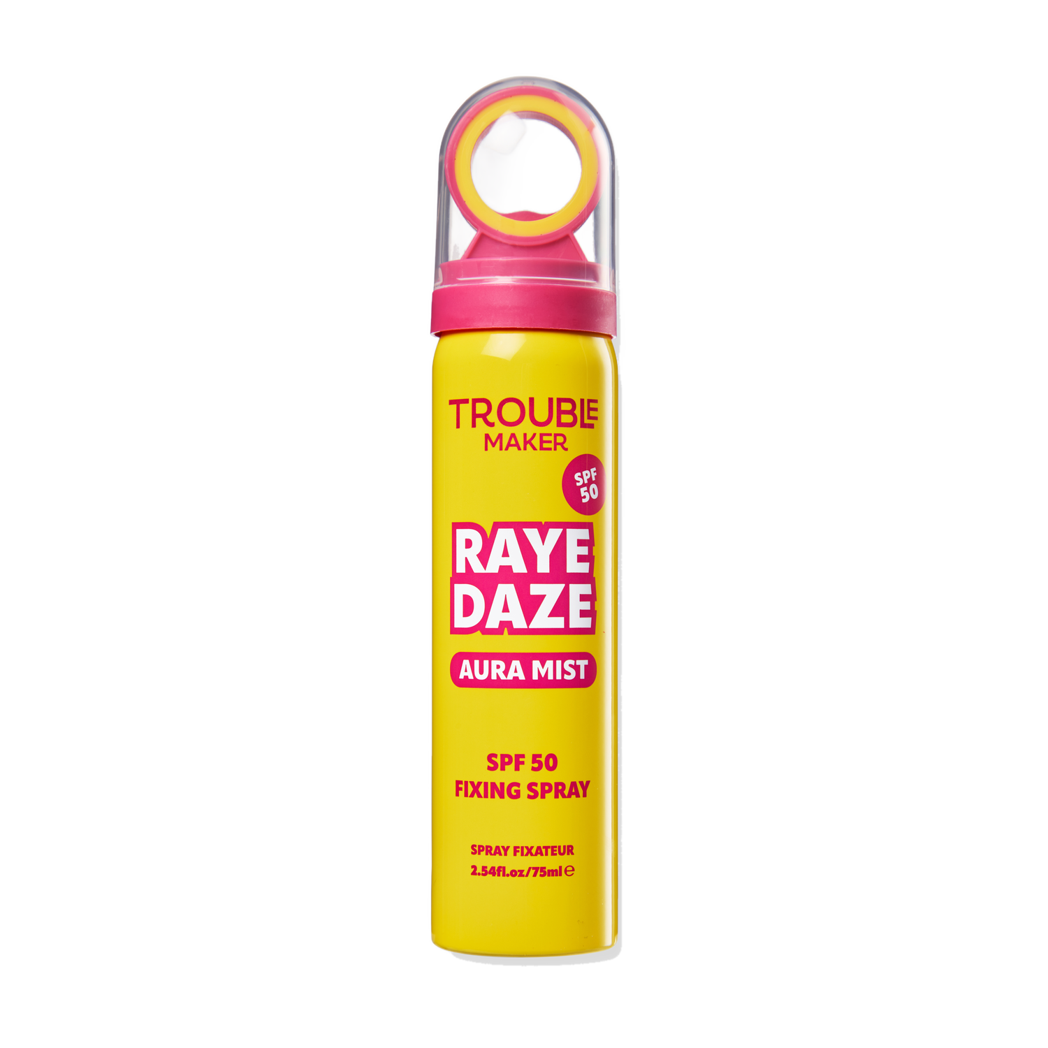 Trouble Maker Raye Daze Spf 50 Aura Mist Fixing Spray 75 Ml