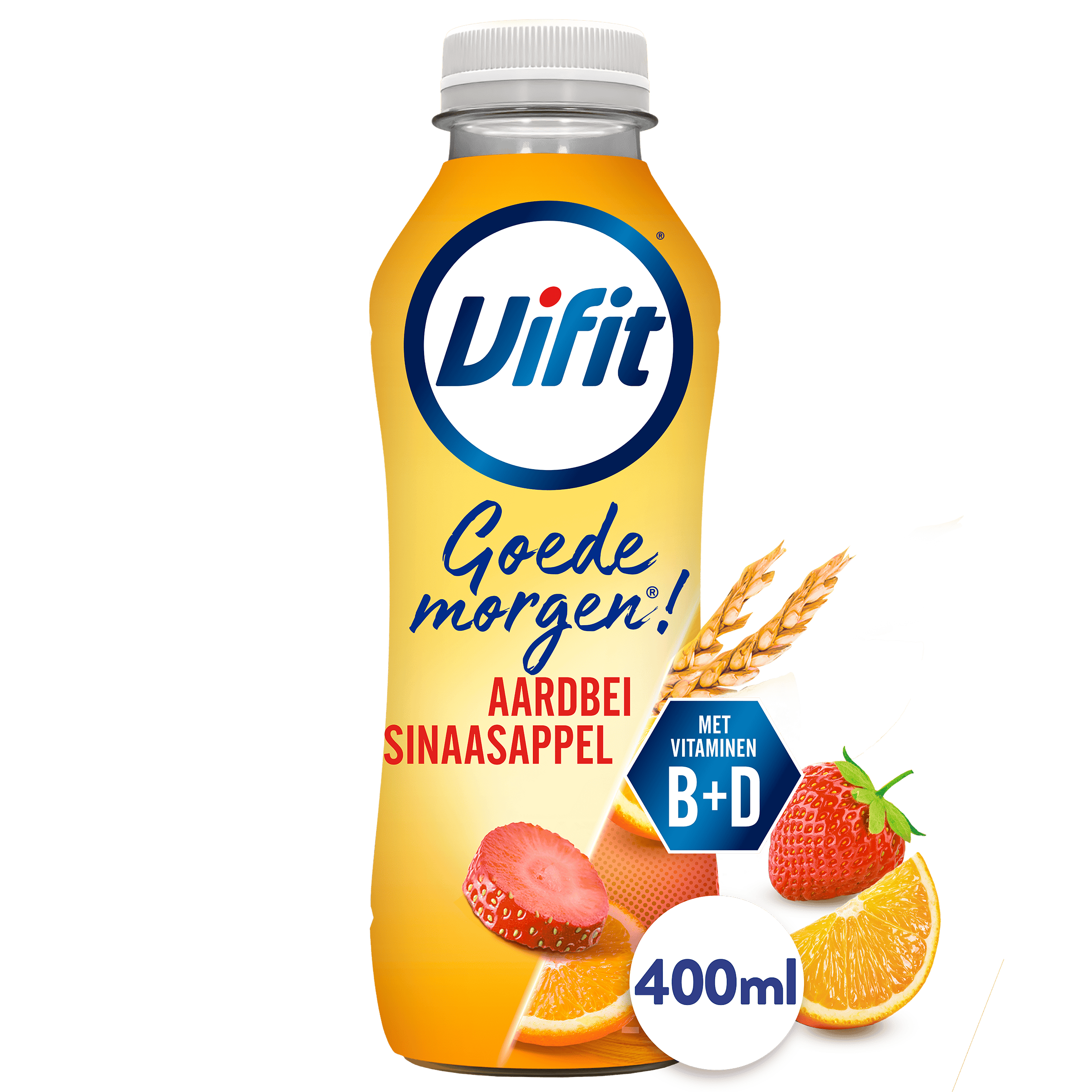 Vifit Goedemorgen drink aardbei sinaasappel