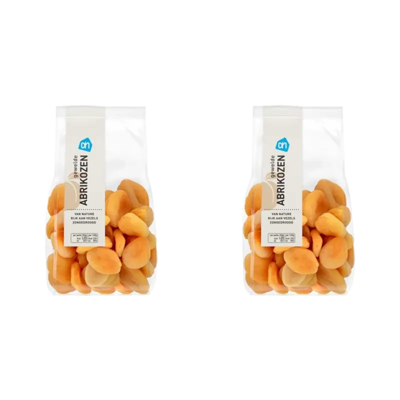 AH Gewelde gedroogde abrikozen 2-pack