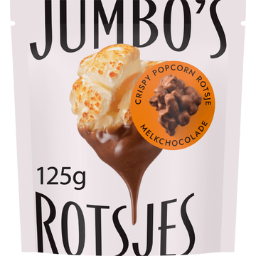 Jumbo's Rotsjes Crispy Popcorn  125 g