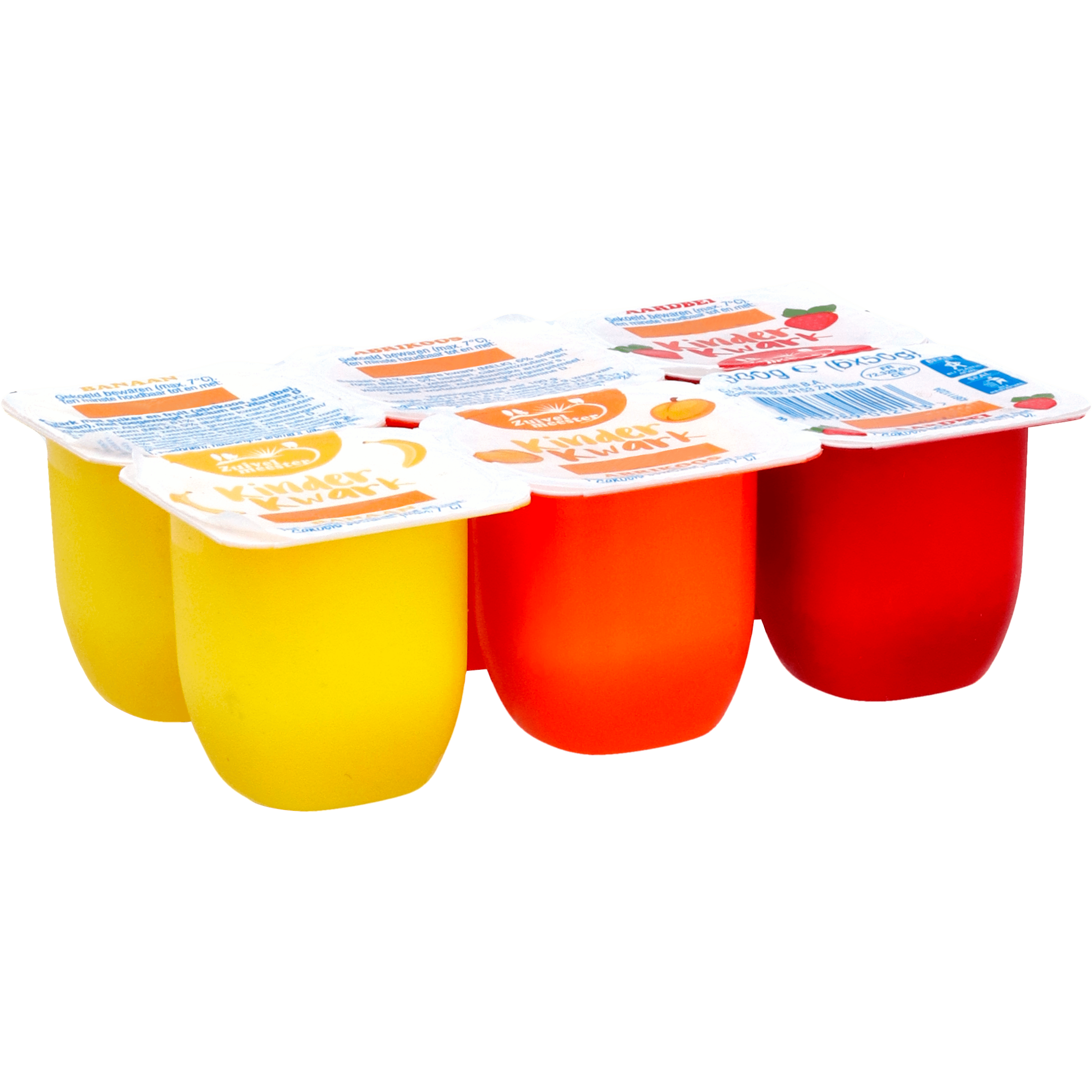 Zuivelmeester kinderkwark fruit 6x50g