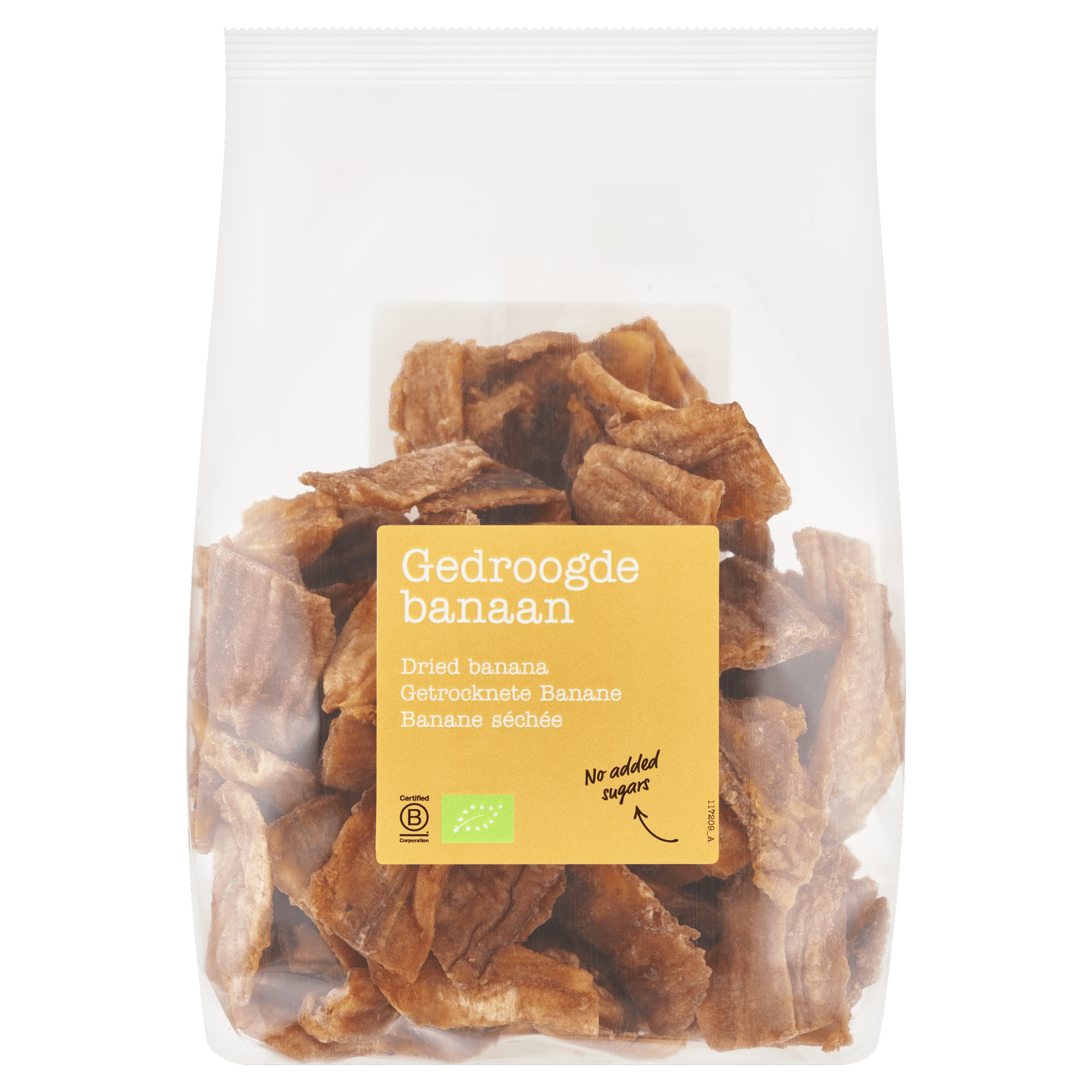 Smaakt Banaan gedroogd 250g bio