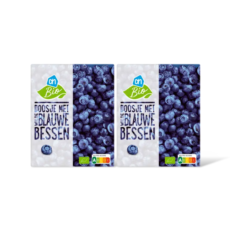 AH Biologisch Doosje met wilde blauwe bessen 2-pack