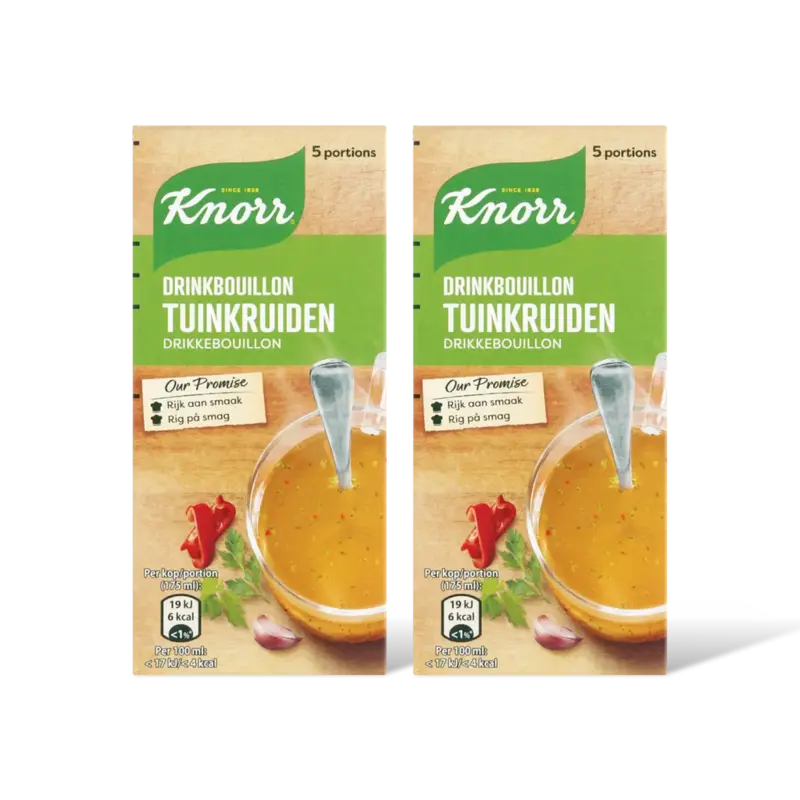 Knorr Drinkbouillon tuinkruiden 2-pack