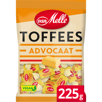 Van Melle Toffees met Advocaatsmaak 225 g