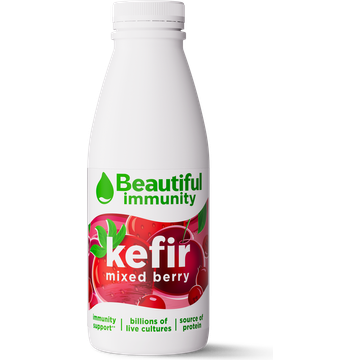 Beautiful Immunity Kefir ondersteunt de darmflora Bosvruchten 500 ml