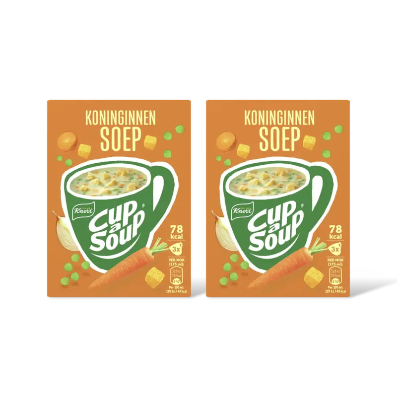 Knorr Cup-a-soup koninginnensoep 2-pack